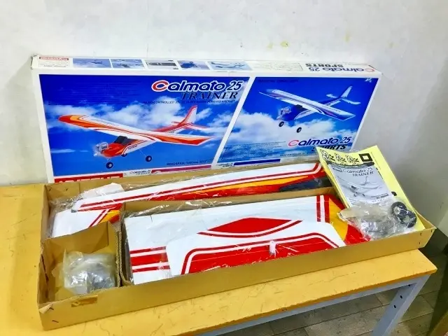 東京都 大田区にて KYOSHO 京商 ラジコン 飛行機 calmato 25 TRAINER SPORTS を出張買取しました