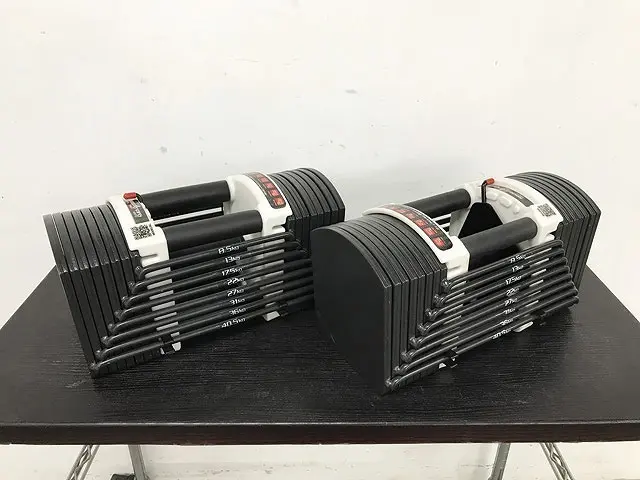 東京都 品川区にて Quick Dumbbells 可変式ダンベル アジャスタブル 40.5kg×2 を出張買取しました