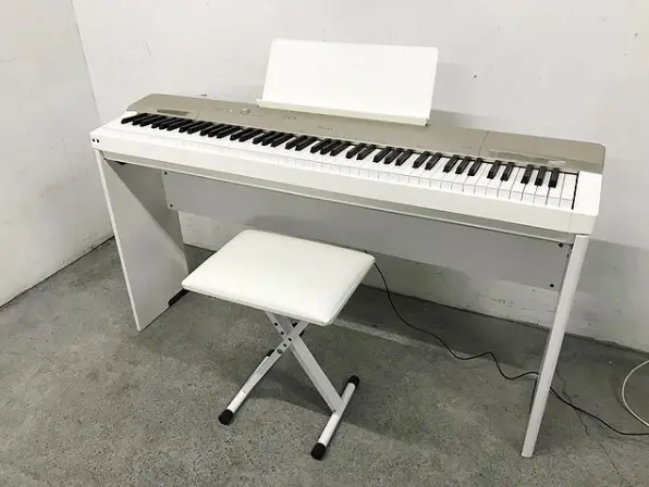 東京都 杉並区にて カシオ Privia 電子ピアノ PX-160GD 2018年製 椅子付き を出張買取しました