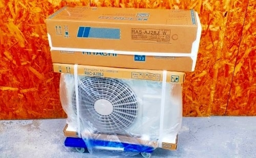 神奈川県 大和市にて 日立 白くまくん 主に10畳用 ルームエアコン RAS-AJ28J 未開封 を店頭買取しました