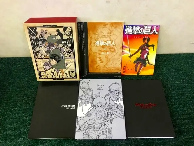 東京都 国立市にて TVアニメ「進撃の巨人」 Season1 Blu-ray BOX を出張買取しました