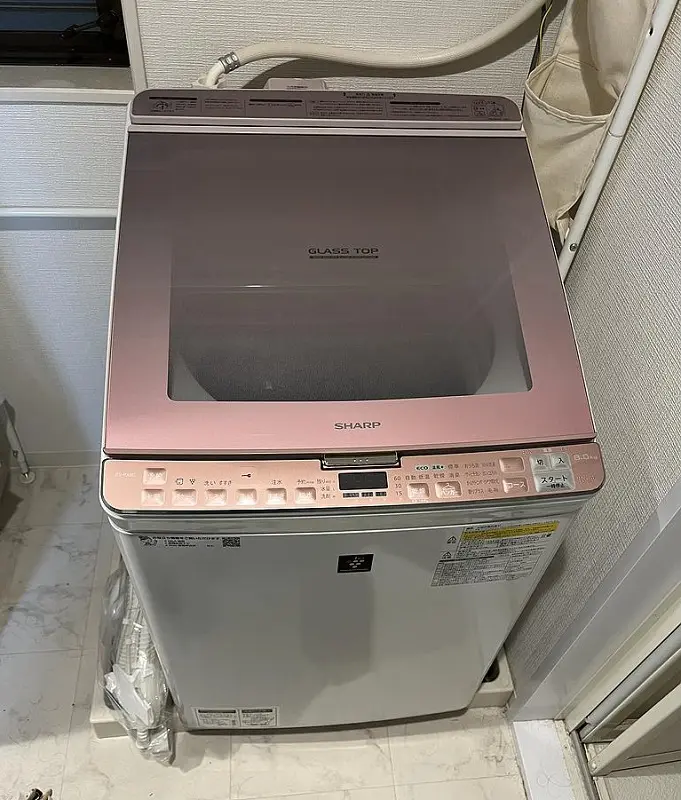 シャープ 乾燥機付き洗濯機　ES-PX8C-P 2018年製