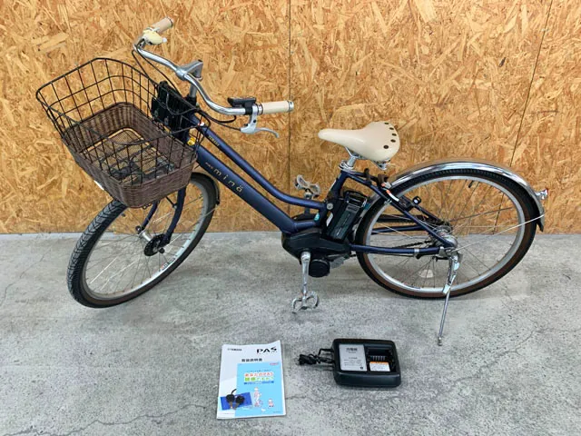 東京都 港区にて 電動アシスト自転車 ヤマハ PAS Mina PA26M 鍵3本 説明書有り を出張買取しました
