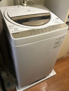 品川区にて 洗濯機 東芝 AW-6G8 2020年製 を出張買取致しました