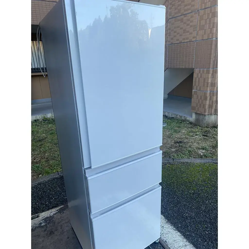 東京都 八王子市にて 冷蔵庫 三菱 MR-CD40E-W 2019年製 を出張買取しました