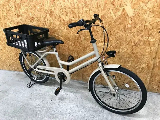 東京都 三鷹市にて  自転車 ブリジストン トートボックス（美品）ベージュを出張買取しました