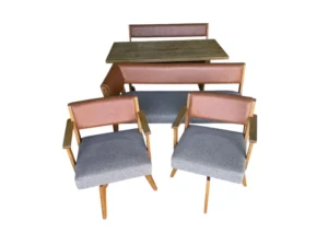 町田市にて CRASH GATEのダイニングセット カインⅡ（テーブル・チェア2脚・ベンチ）を出張買取しました