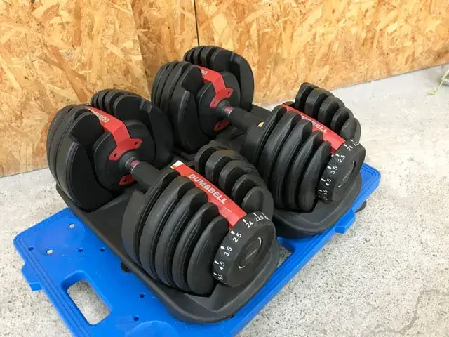 東京都 世田谷区にて DUMBBELL 可変式ダンベル アジャスタブルダンベル 24kg×2 を店頭買取しました