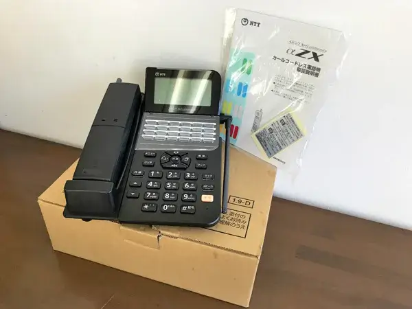 ボタンカールコードレス電話機 NTT ZX-(24)CCLSTEL-(1)(K)の買取価格