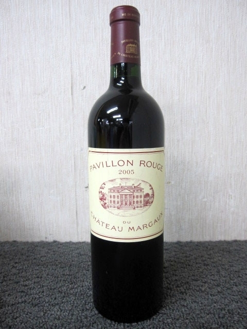 小平市にて PAVILLON パヴィヨン ROUGE CHATEAU MARGAUX 2005 赤ワイン