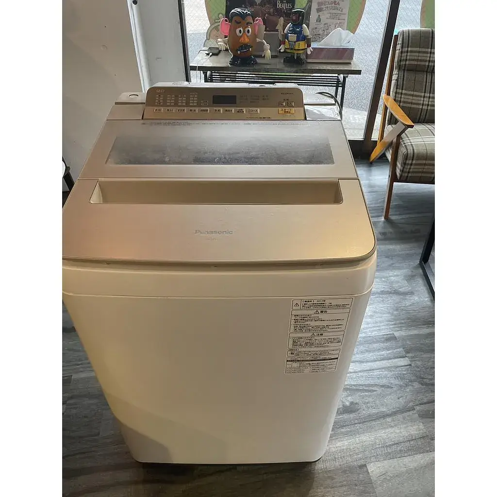 東京都 目黒区にて 洗濯機 パナソニック NA-FA90H5 2017年製 を出張買取しました