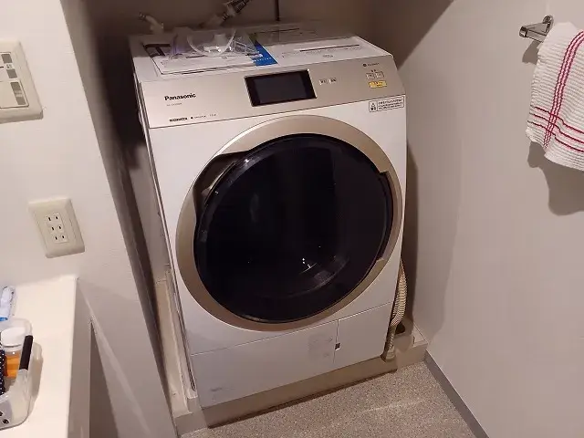 東京都 多摩市にて ドラム式洗濯機 パナソニック NA-VX9900R 2019 輸送ボルトあり 洗剤投入口上部溶け小 を出張買取しました