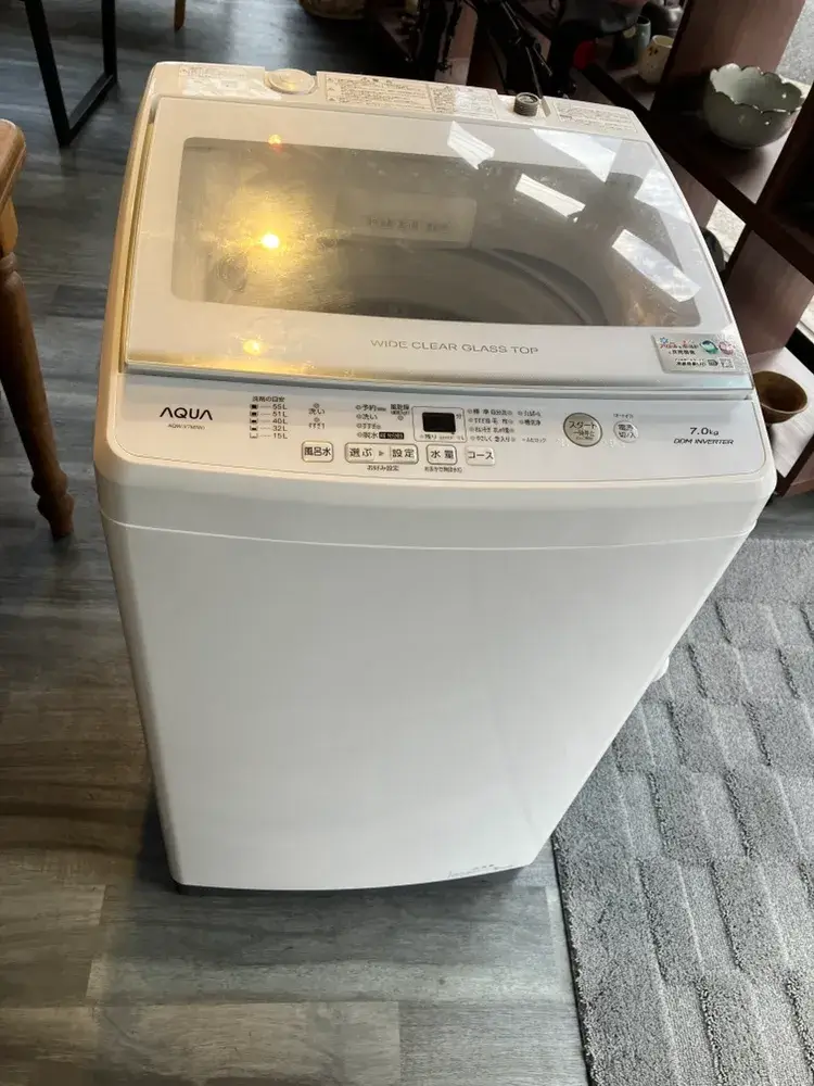 洗濯機 アクア AQW-V7M 2022年の買取価格
