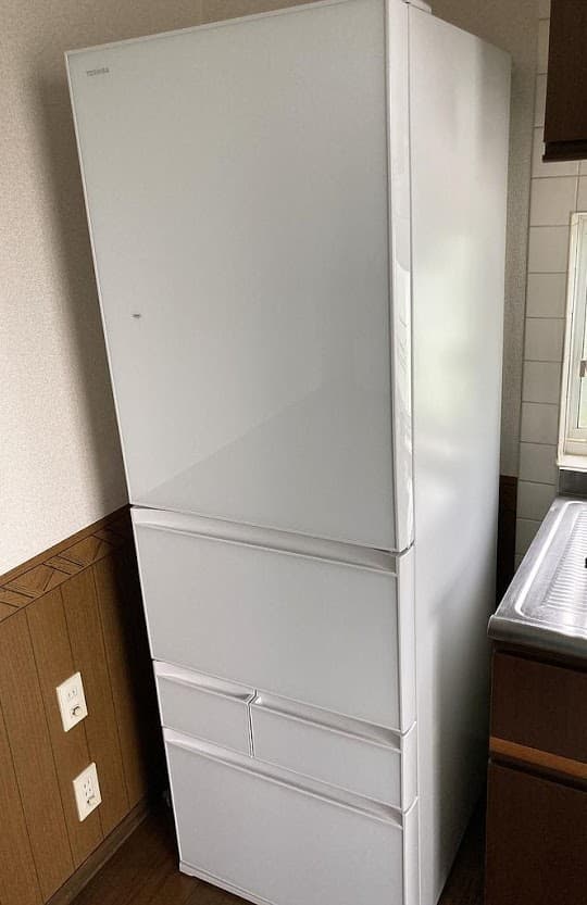 八王子市にて 冷蔵庫　東芝　GR-R41GXV 2019年製 を出張買取致しました