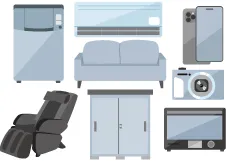 家電や家具をはじめとする幅広い品目に対応