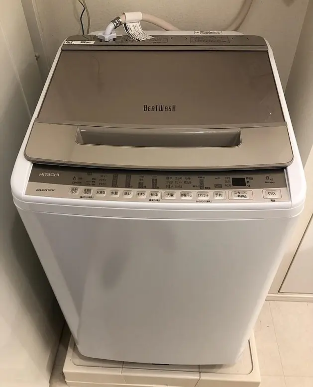東京都 品川区にて 日立 乾燥機能付き洗濯機 BW-V80F 2020年製 を出張買取しました