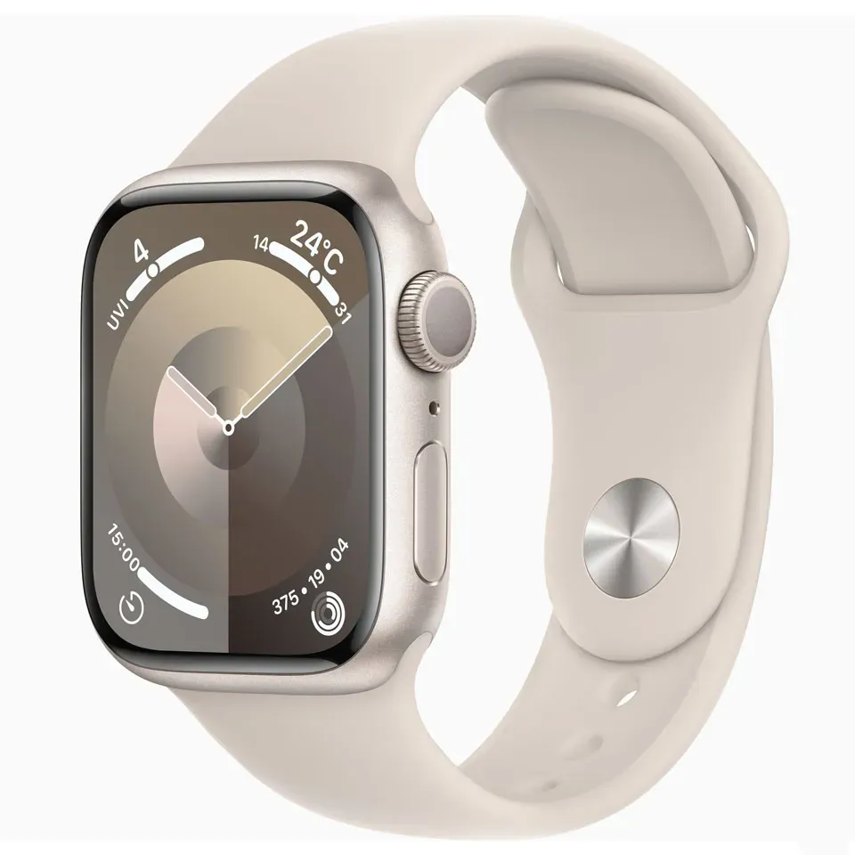 Apple Watch Series 9 GPSモデル 41mm MR8T3J/A [スターライトスポーツバンド S/M]