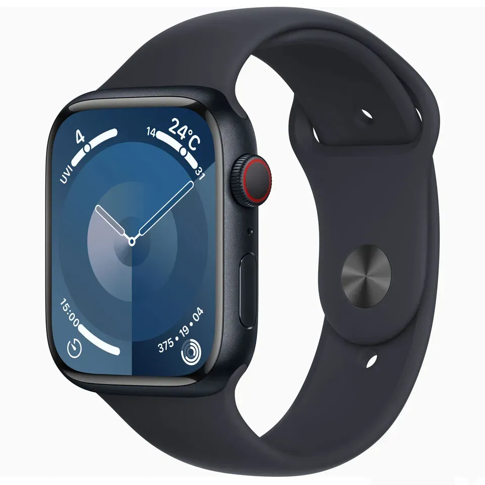 Apple Watch Series 9 GPS+Cellularモデル 45mm MRMD3J/A [ミッドナイトスポーツバンド M/L]